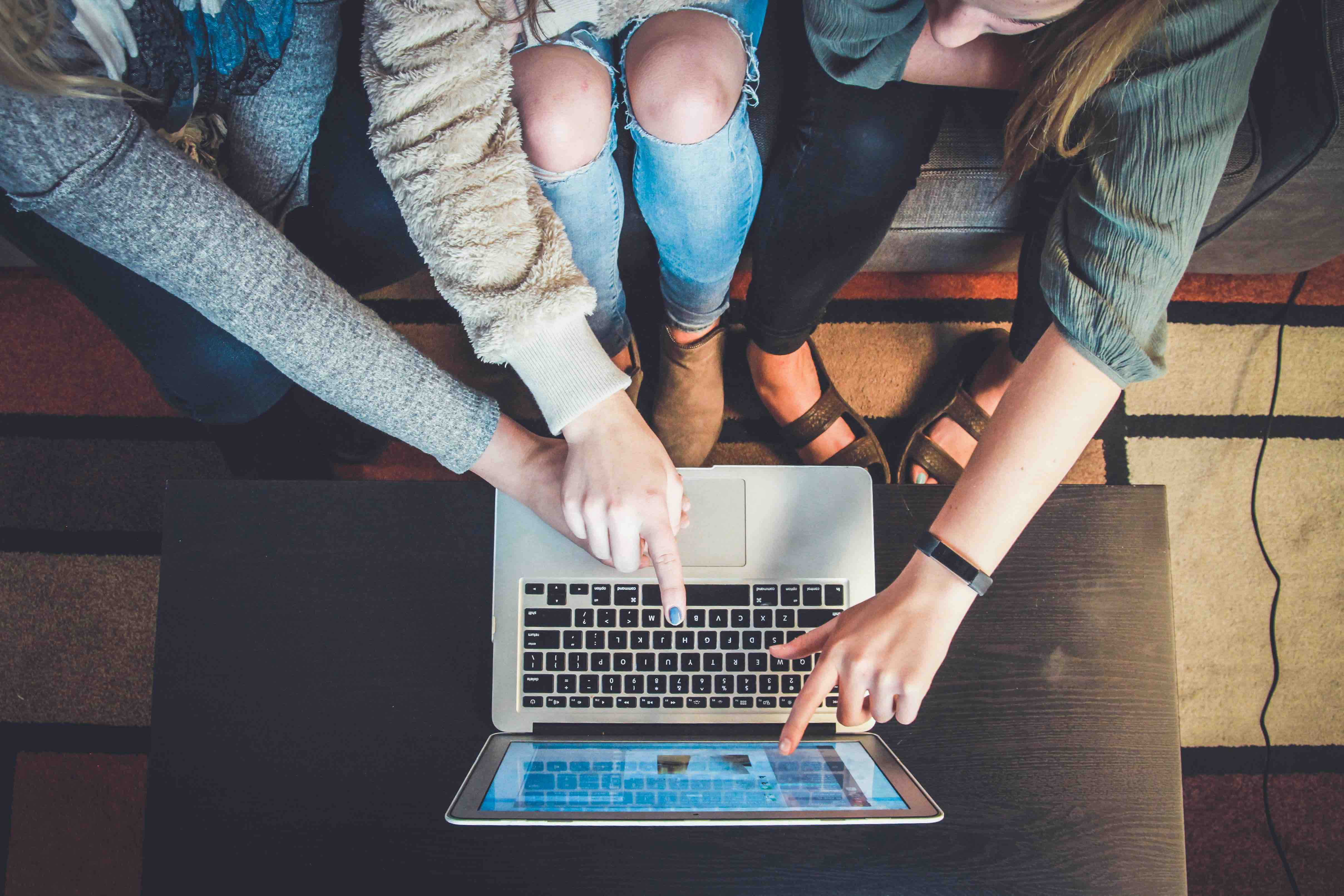 Group of people working on a project